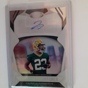 2018 Panini Certified Gridiron Signatures Jaire Alexander Auto RC NFL